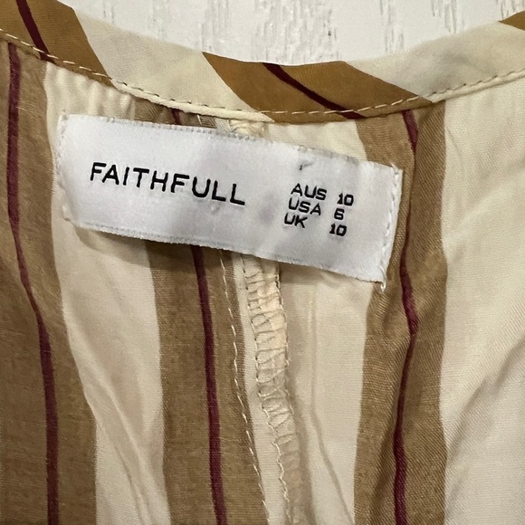 Faithful the Brand KARA WRAP DRESS - SANDWASH PRINT - Picture 4 of 9